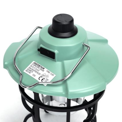 Aigostar - Lámpara de camping portátil recargable y regulable LED/3W/3,7V 1200mAh