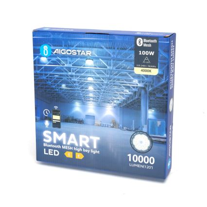 Aigostar - Lámpara LED de exterior regulable de alta resistencia MESH High Bay LED/100W/230V 4000K IP65