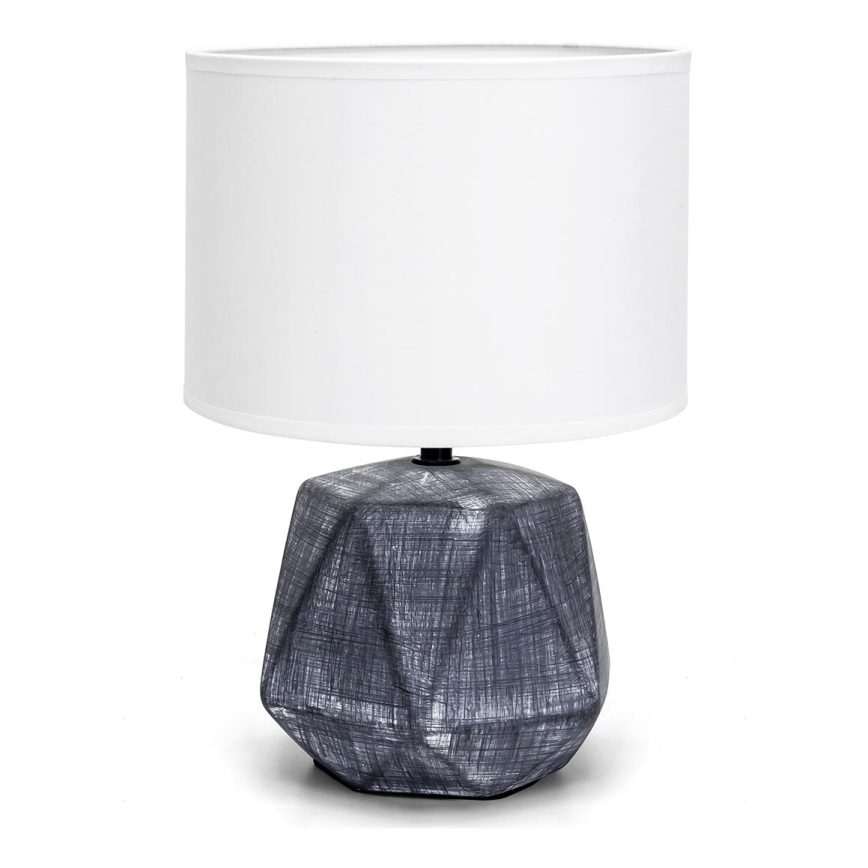 Aigostar - Lámpara de mesa 1xE14/40W/230V gris