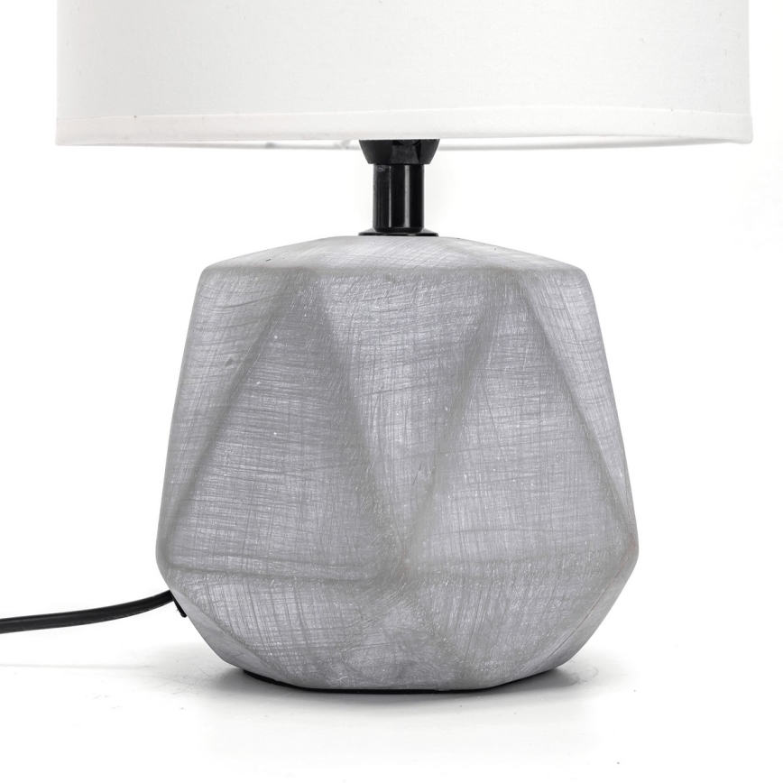 Aigostar - Lámpara de mesa 1xE14/40W/230V gris