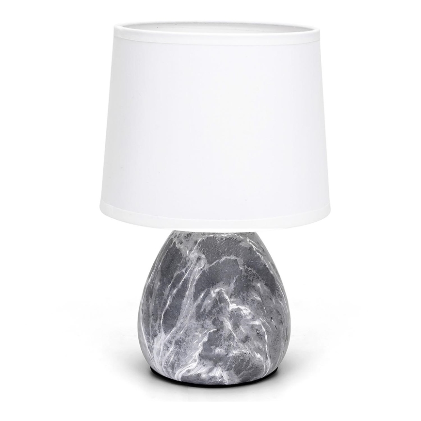 Aigostar - Lámpara de mesa 1xE14/40W/230V gris