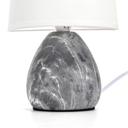 Aigostar - Lámpara de mesa 1xE14/40W/230V gris