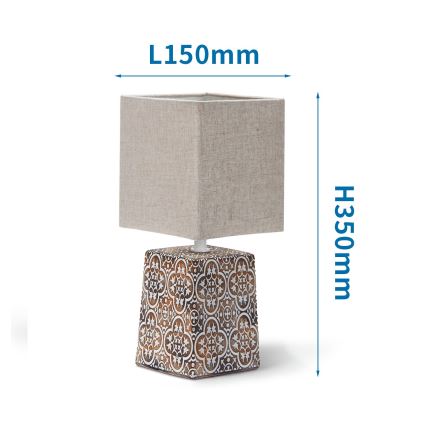 Aigostar - Lámpara de mesa 1xE14/40W/230V