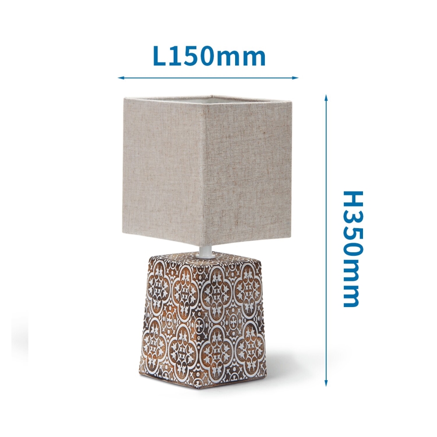 Aigostar - Lámpara de mesa 1xE14/40W/230V