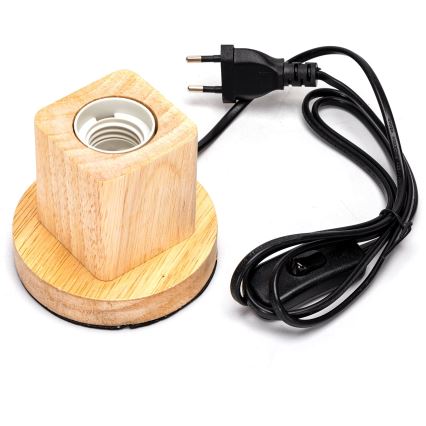 Aigostar - Lámpara de mesa 1xE27/60W/230V árbol de caucho