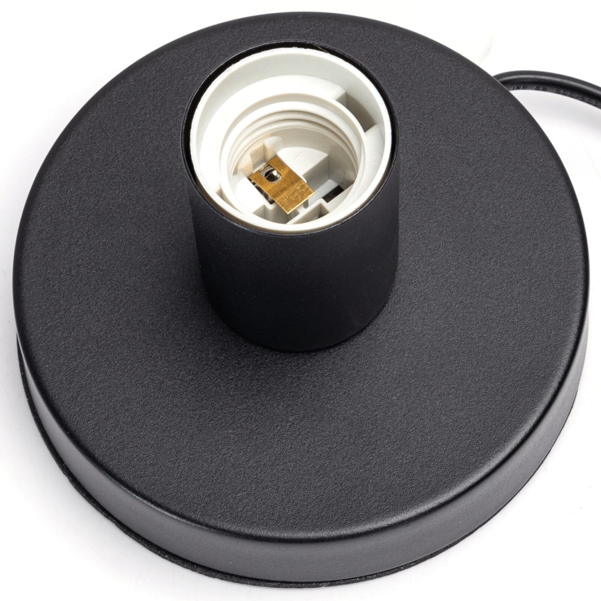 Aigostar - Lámpara de mesa 1xE27/60W/230V negro