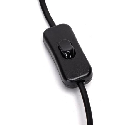 Aigostar - Lámpara de mesa 1xE27/60W/230V negro