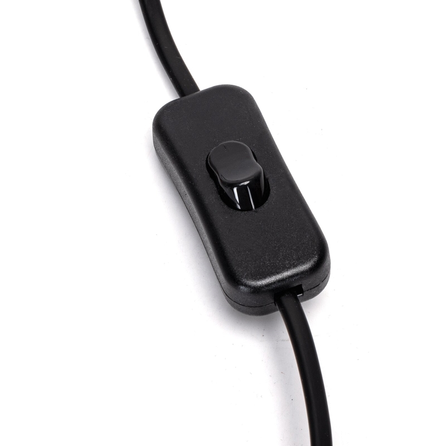 Aigostar - Lámpara de mesa 1xE27/60W/230V negro
