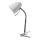 Aigostar - Lámpara de mesa con clip 1xE27/11W/230V blanca/cromo brillante