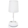 Aigostar - Lámpara de mesa con enchufes 1xE27/60W/230V blanca