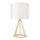 Aigostar - Lámpara de mesa de madera 1xE27/60W/230V acabado en pino