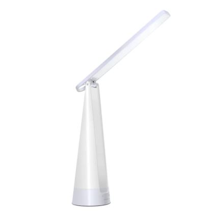 Aigostar - Lámpara de mesa LED recargable y regulable LED/7W/5V 4000K 4400 mAh blanco
