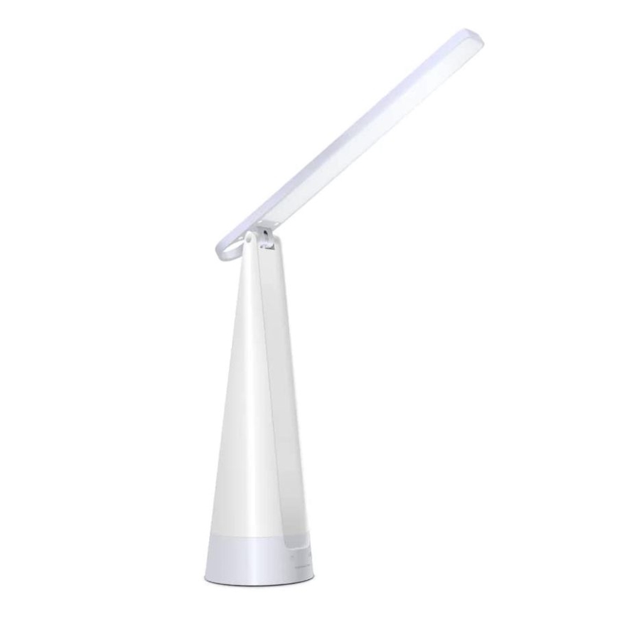 Aigostar - Lámpara de mesa LED recargable y regulable LED/7W/5V 4000K 4400 mAh blanco