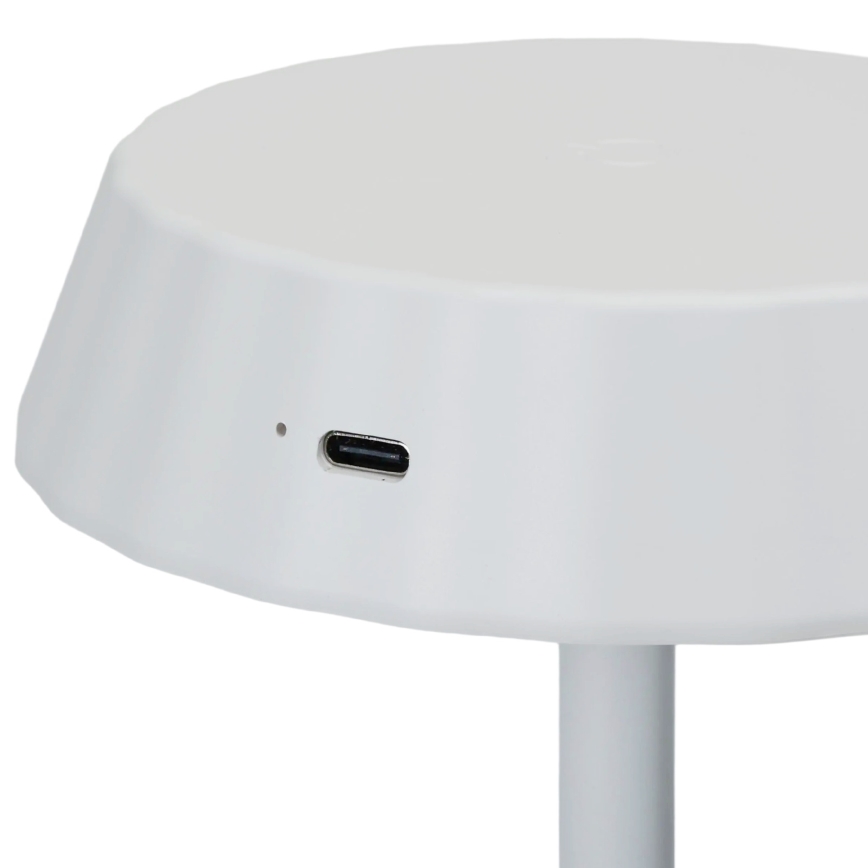 Aigostar - Lámpara de mesa LED regulable AMBIENT LED/2,4W/5V 3000-6500K blanca