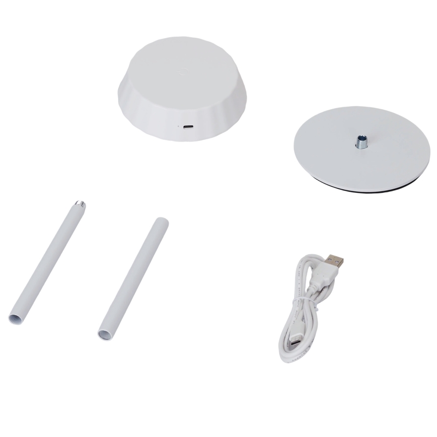 Aigostar - Lámpara de mesa LED regulable AMBIENT LED/2,4W/5V 3000-6500K blanca