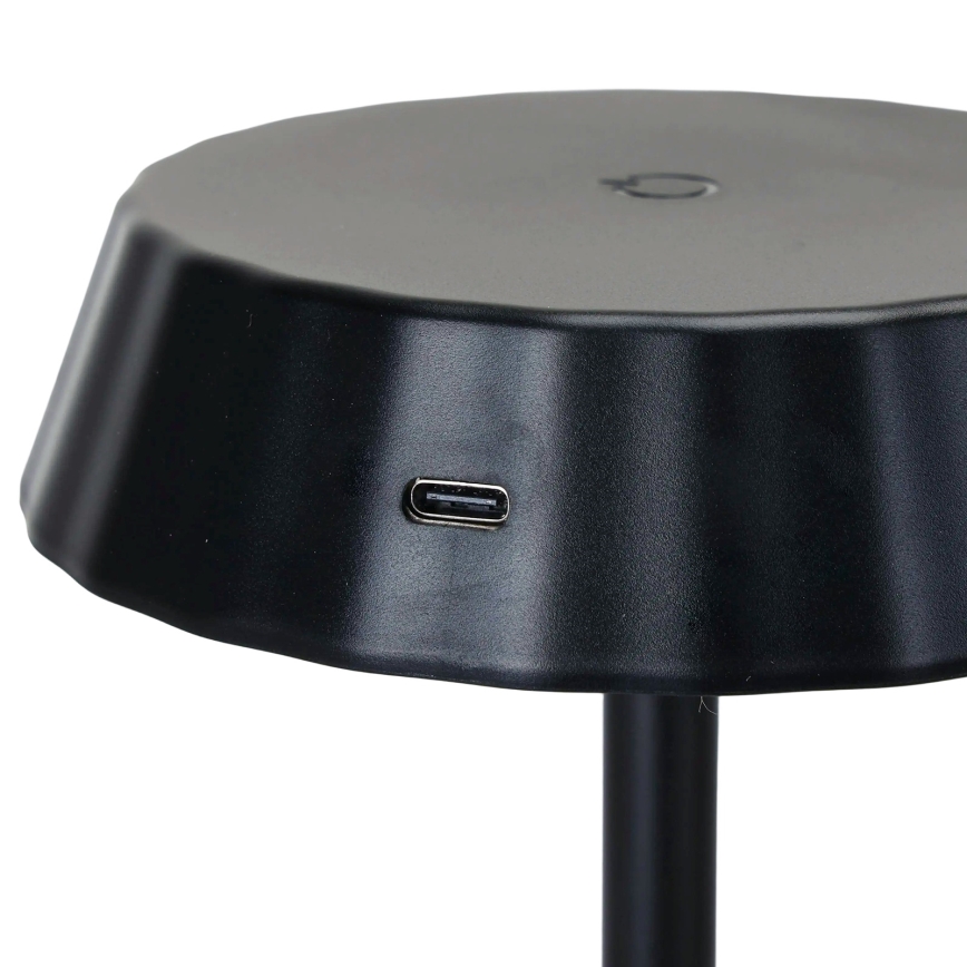 Aigostar - Lámpara de mesa LED regulable AMBIENT LED/2,4W/5V 3000-6500K negra