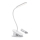 Aigostar - Lámpara de mesa LED regulable recargable con clip LED/2,5W/5V 1200mAh blanco