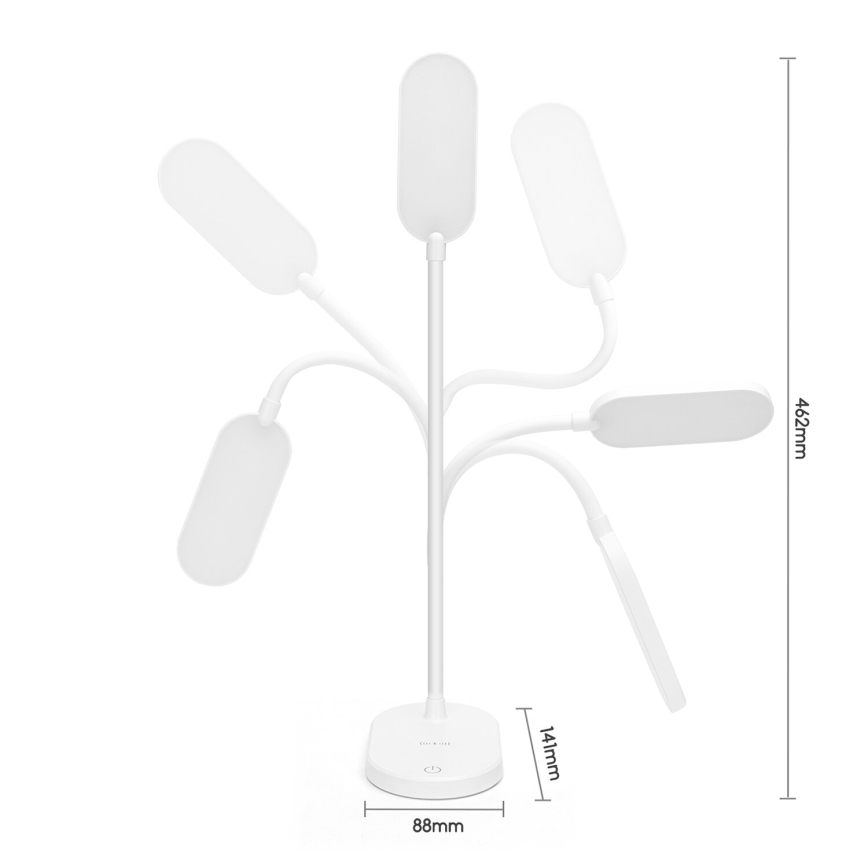 Aigostar - Lámpara de mesa regulable LED táctil LED/3W/5V