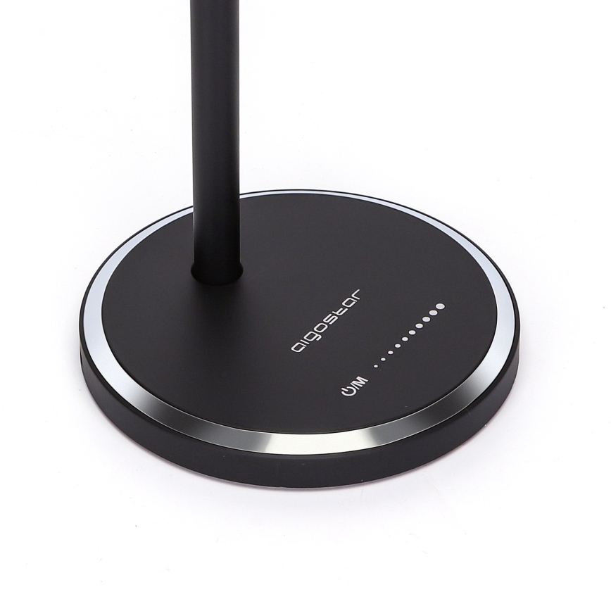 Aigostar - Lámpara de mesa regulable LED táctil LED/8W/230V 3000-6000K negro