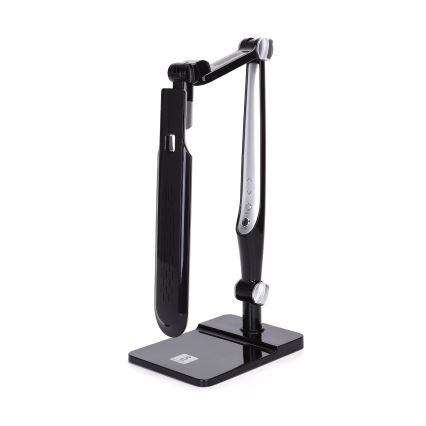 Aigostar - Lámpara de mesa regulable LED táctil LED/9W/230V 3000/6500K negro