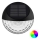 Aigostar - Lámpara de pared solar LED RGB LED/2W/1,2V 300 mAh negra IP44