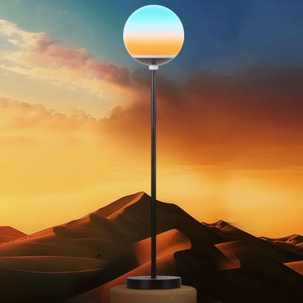 Aigostar - Lámpara de pie regulable LED RGBW MESH LED/8W/230V + mando a distancia