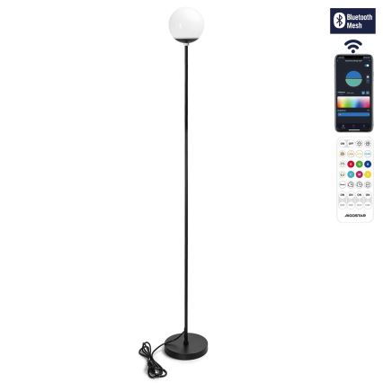 Aigostar - Lámpara de pie regulable LED RGBW MESH LED/8W/230V + mando a distancia