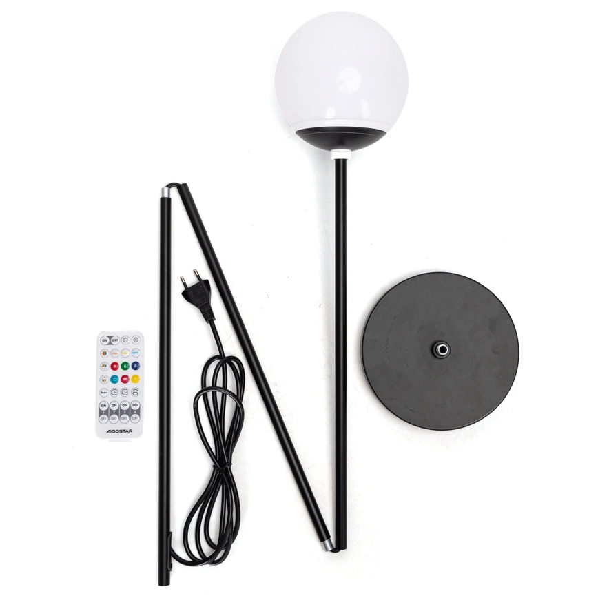 Aigostar - Lámpara de pie regulable LED RGBW MESH LED/8W/230V + mando a distancia