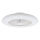 Aigostar - Lámpara de techo LED regulable con ventilador LED/40W/230V 2700-6500K diámetro 48,5 cm blanca + mando a distancia