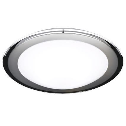 Aigostar - Lámpara de techo LED regulable LED/60W/230V 2700-6500K diámetro 52,7 cm cromo + control remoto