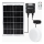 Aigostar - Lámpara de techo solar con sensor LED/70W/3,7V 6000 mAh IP65 + mando a distancia