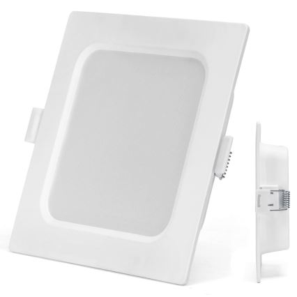 Aigostar - Lámpara empotrable LED/6W/230V 6500K 12x12 cm blanca