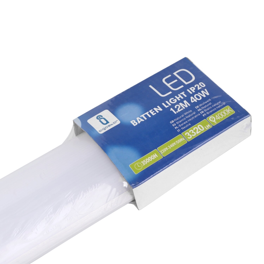 Aigostar - Lámpara LED debajo del gabinete LED/40W/230V 4000K 120 cm blanco