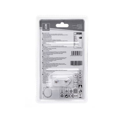 Aigostar - Lámpara LED nocturna con sensor LED/1W/230V 6500K oválný