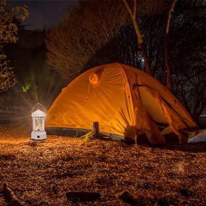 Aigostar - Lámpara LED portátil recargable para camping LED/2W/3,7V