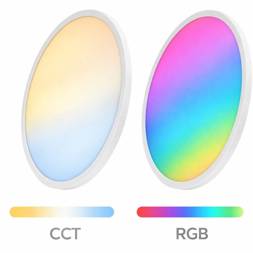 Aigostar - Lámpara de techo LED RGBW regulable MESH LED/24W/230V 3000-6500K blanca + mando a distancia