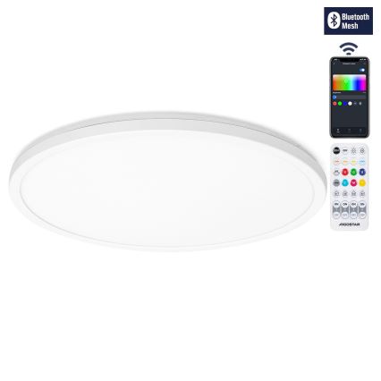 Aigostar - Lámpara de techo LED RGBW regulable MESH LED/36W/230V 3000-6500K blanca + mando a distancia