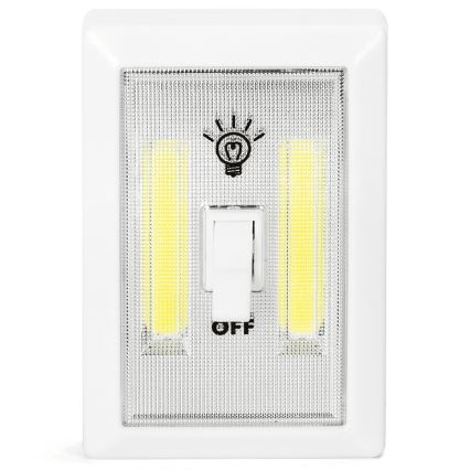 Aigostar - Lámpara nocturna portátil LED/3xAAA 6500K