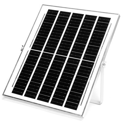 Aigostar - Lámpara solar LED 2xLED/70W/12V 12000 mAh 6500K diá. 20,5 cm + control remoto