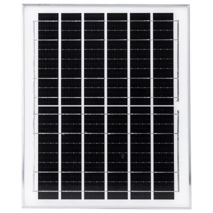 Aigostar - Lámpara solar LED 2xLED/70W/12V 12000 mAh 6500K diá. 23,5 cm + control remoto