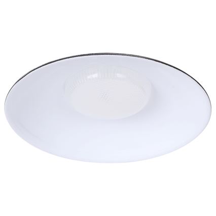 Aigostar - Lámpara solar LED con sensor ED/70W/12V, 6000 mAh, 6500K, diámetro 23,5 cm + control remoto