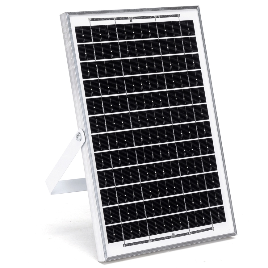 Aigostar - Lámpara solar LED con sensor 2xLED/35W/12V 6000 mAh 6500K diá. 10 cm + control remoto