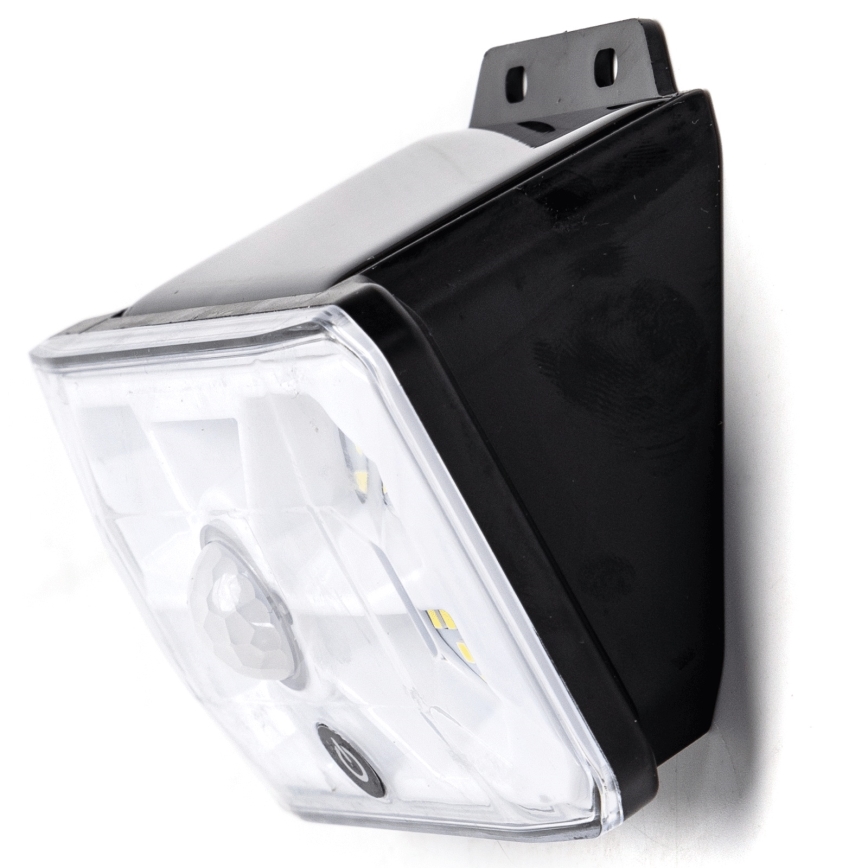 Aigostar - Lámpara solar LED con sensor 3,7V 6500K 500 mAh IP65 negra