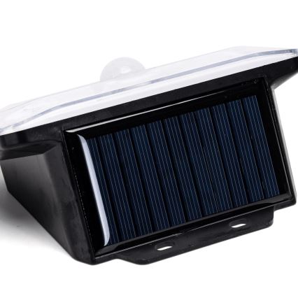 Aigostar - Lámpara solar LED con sensor 3,7V 6500K 500 mAh IP65 negra