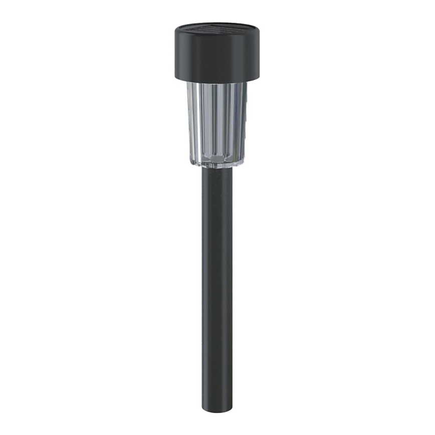 Aigostar - Lámpara solar LED con sensor crepuscular LED/0,006W/1,2V 40 mAh 29,5 cm negro 6500K IP44