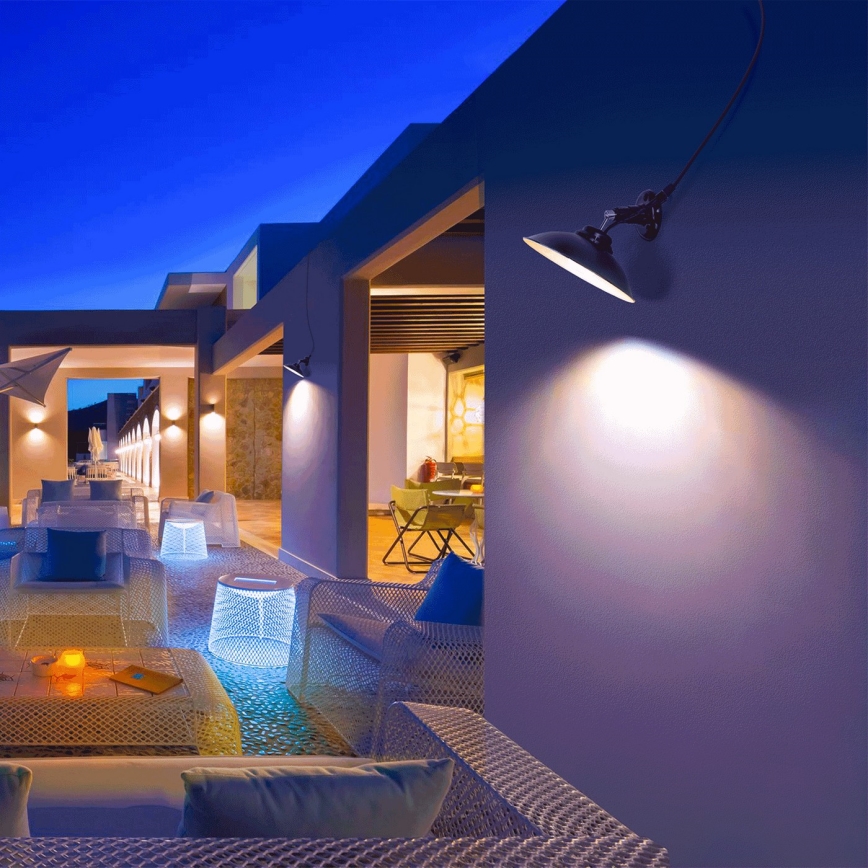 Aigostar - Lámpara solar LED con sensor LED/3,2V 3000K/4000K/6500K IP65 5000 mAh control remoto