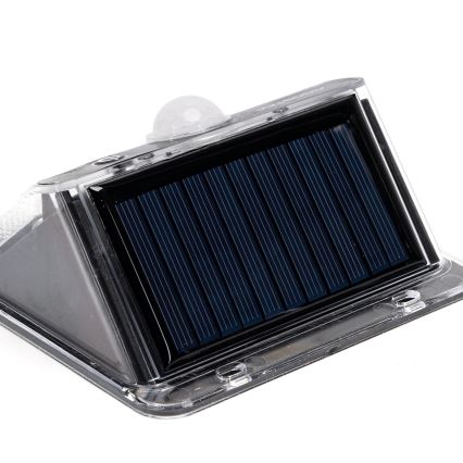 Aigostar - Lámpara Solar LED con sensor LED/3,7V 6500K 1200 mAh IP65 negra