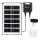 Aigostar - Lámpara solar LED con sensor LED/35W/12V 3000 mAh 6500K diá. 10 cm + control remoto