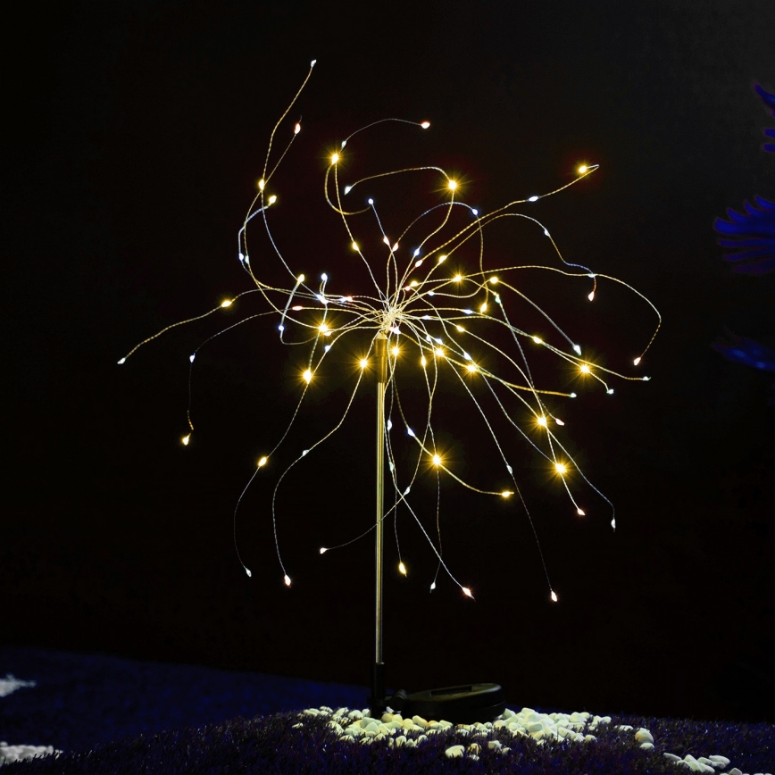 Aigostar - Lámpara solar LED decorativa LED/0,03W/1,2V 88,5cm 300 mAh 2700K IP44