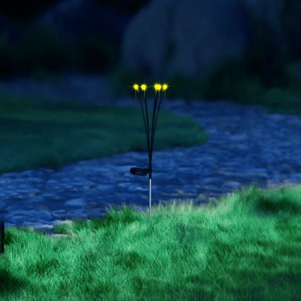 Aigostar - Lámpara solar LED decorativa LED/0,04W/1,2V 68,5cm 300 mAh 2700K IP44